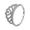 Crown Copper Zirconia Ring 18K Gold/Platinum Plated:FJD,