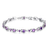 Luxury Crystal Chain Link Charm Bracelet for Women:FJD,