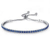 925 Silver Crystal Chain Bracelet:FJD,