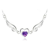 Fashion Dream Angel Love Heart Necklace:FJD,