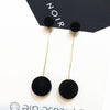 Fashion jewelry sweet simple size plush ball long temperament earrings:FJD,