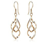 Fashion Spiral Silver Plated Dangle Drop Party Earrings:FJD,