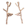 Tree Branches Lovely Bird Stud Earrings:FJD,