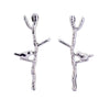 Tree Branches Lovely Bird Stud Earrings:FJD,