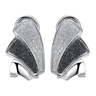 Viennois Silver Women Stud Earrings Black & White Earrings Female Small Earrings Trendy Jewelry:FJD,