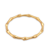 Viennois Rose Gold/Gold/Silver Color Women Bracelet & Bangles Minimalist Skinny Bangles Female Bamboo Shape Bangles Jewelry:FJD,